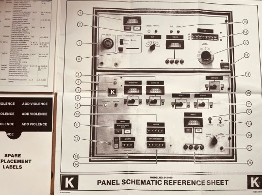 a machine schematic on white paper