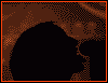 gif of silhouetted trent reznor licking a microphone