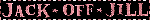 pink and black Jack off Jill blinkie