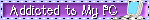 purple addicted to my pc blinkie
