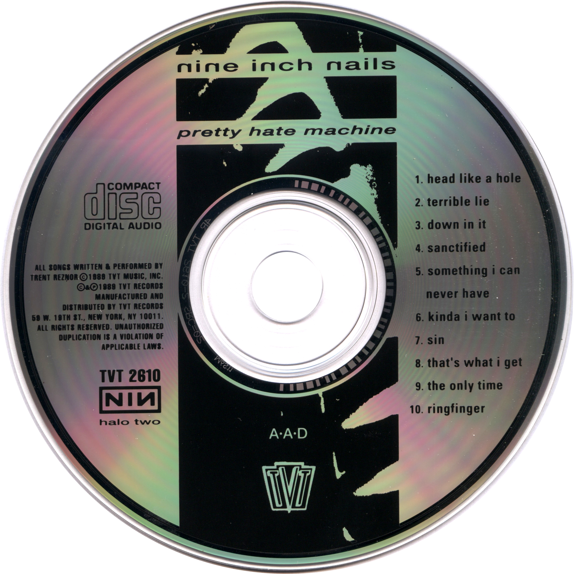 pretty hate machine cd