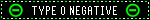 black, green and white type o negative blinkie